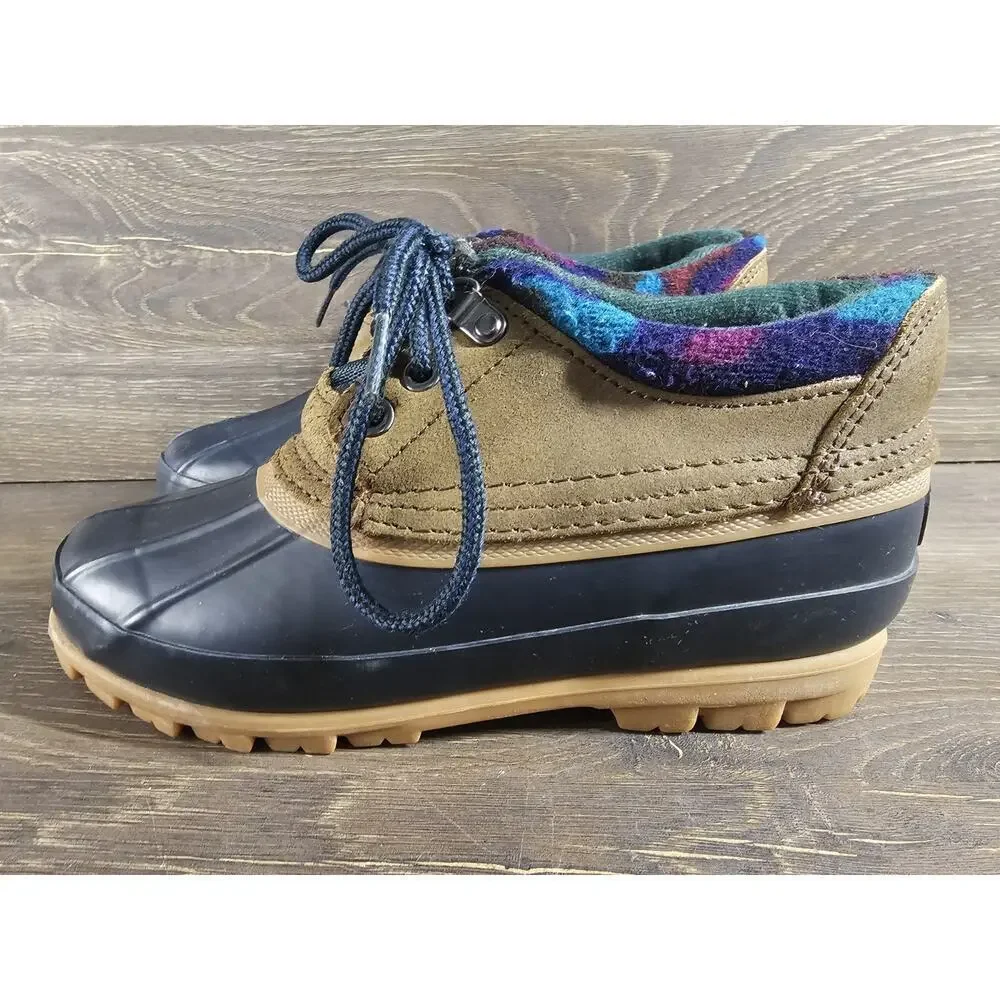 Bay Area Traders Duck Boots Womens Sz 6 Colorful Rubber Gorpcore